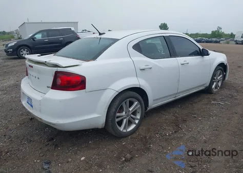 2013 Dodge Avenger Sxt из США, поврежденный, VIN 1C3CDZCB2DN581680